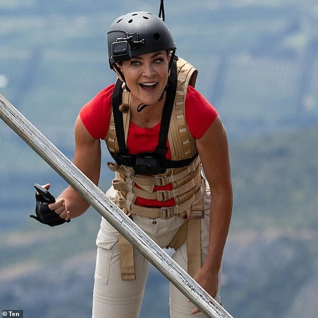 The personal trainer (pictured on the show), 53, became the fourth star to leave the jungle camp in the 2024 series of I'm A Celebrity, before Skye Wheatley was crowned the winner.