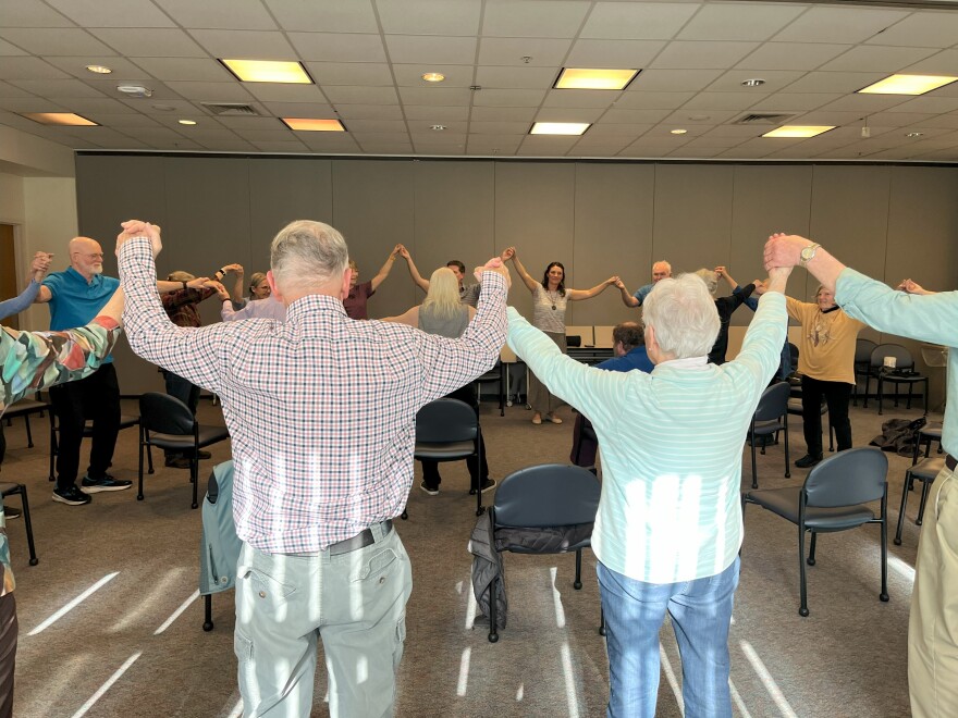 Parkinson's impairs movement.  This group dances to keep symptoms at bay.