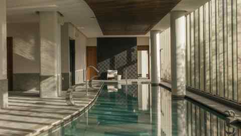 The indoor swimming pool of SHA Mexico